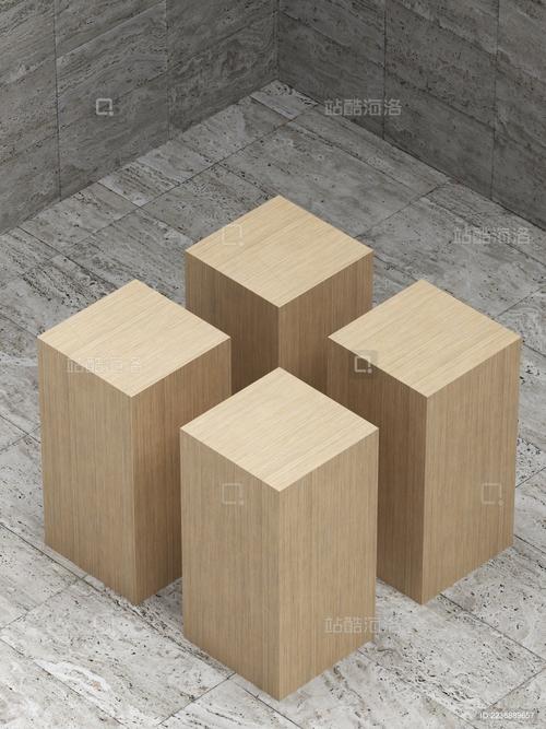 粗糲與溫潤(rùn) 木制展示臺(tái)在水泥磚塊空間中的重生